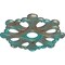 Ekena Millwork Angel Ceiling Medallion (Canopies up to 4 3/8"), 20 7/8"OD x 3 5/8"ID x 1"P, Copper Green Patina CM20ANCGS - alternate 3
